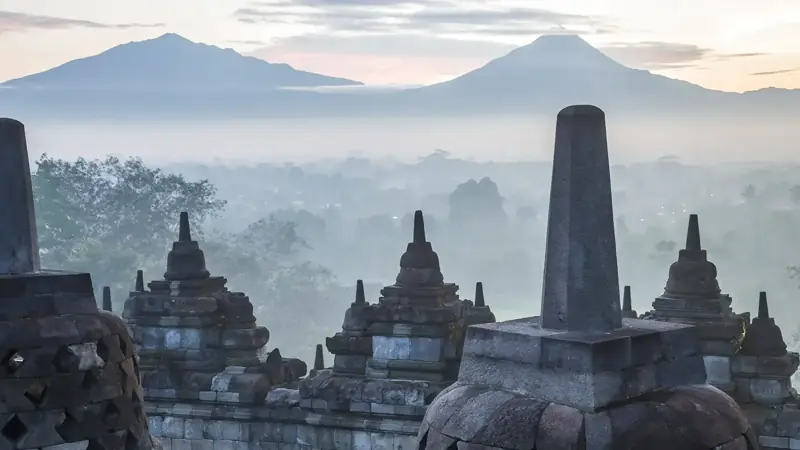 Pemandangan Borobudur