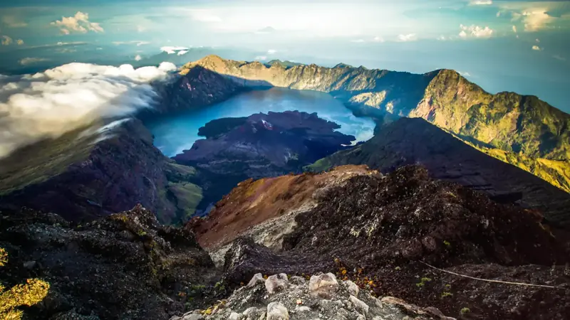 Pemandangan Gunung Rinjani